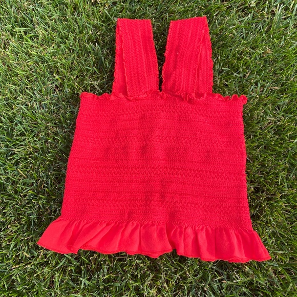 Pacsun L.A. Hearts Red Crop Top M - Picture 3 of 4